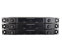 6 Way Wireless Microphone Set with Belt packs and Headsets Racked Ready to Use